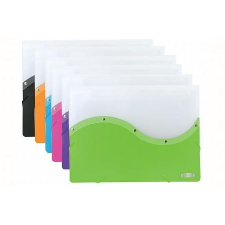 Bazic Two Tone Letter Size Document Case Pack of 12