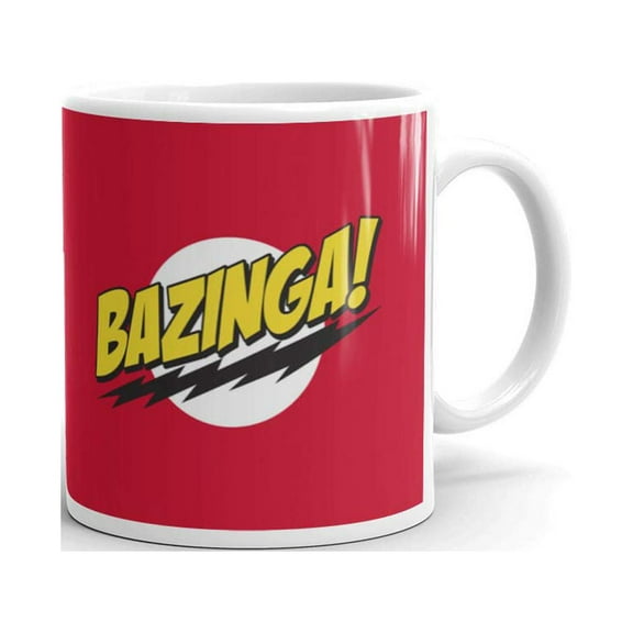 Bazinga Big Bang Theory Sheldon Cooper Ceramic Novelty Unique Coffee Mug Tea Cup Gift 11oz