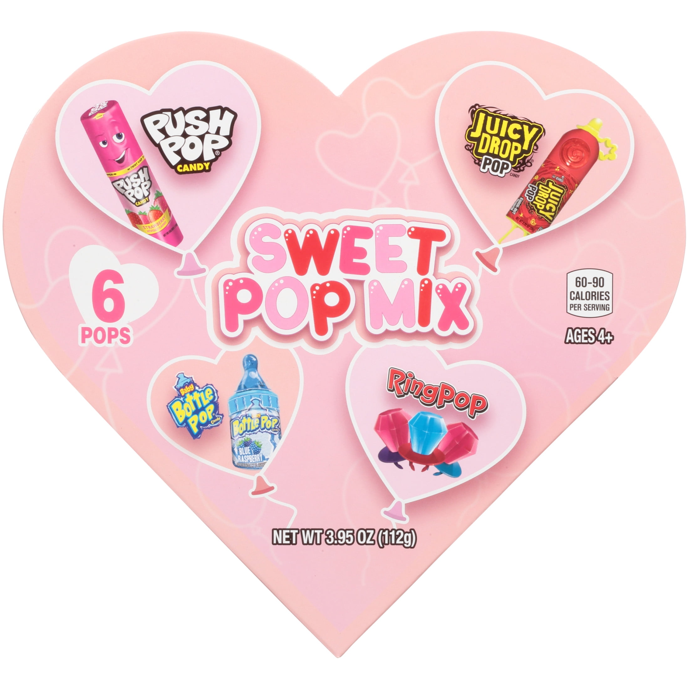 Valentines Day Gifts for Kids - 24 Pack Giant Lollipop-Shaped