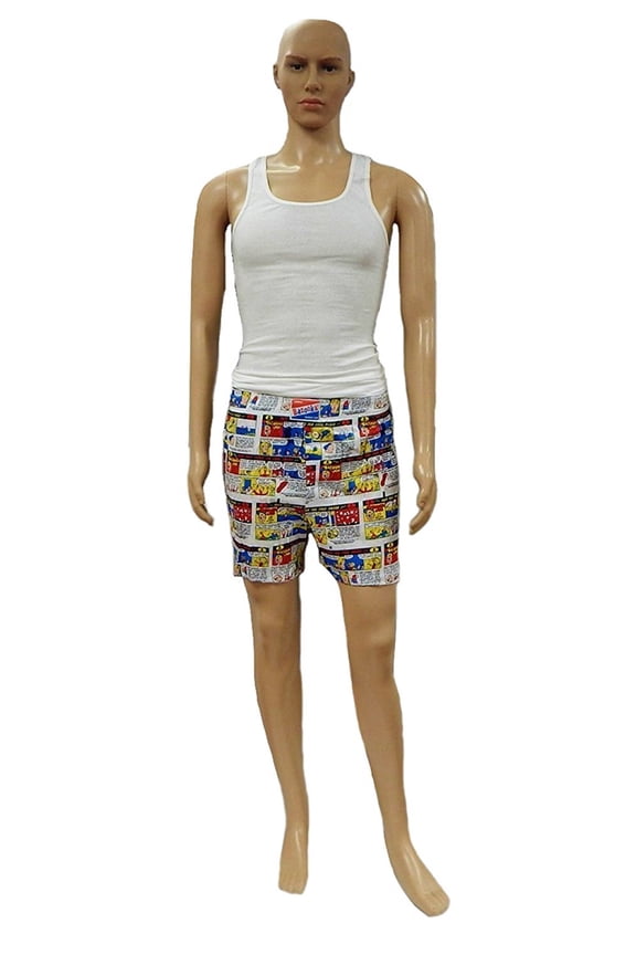 Bazooka Joe Gum Adult Men Boxer Shorts Fun Surprise Inside or Comic Book Fun (Size Medium, Multi-Comic Book)