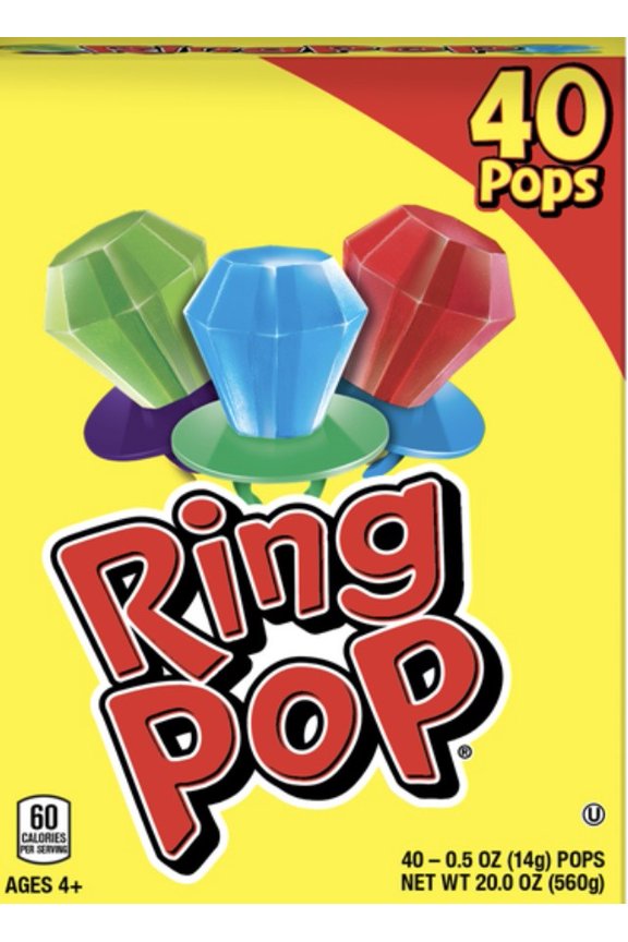 Ring Pops, Variety Pack, 40 ct