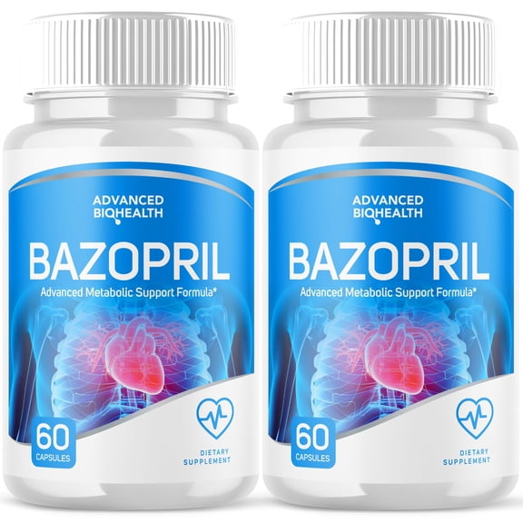 Bazopril Blood Support Pills Advanced Formula Vitamin Supplement 120 Capsules
