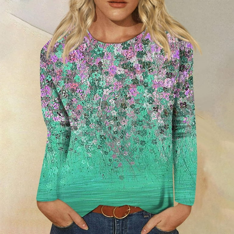 Ladies hot sale floral sweatshirts