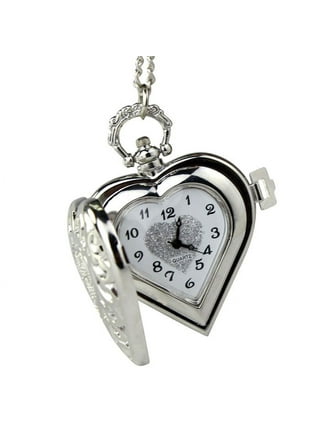 Clock locket necklace discount