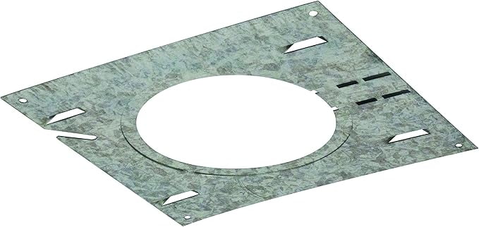 Bazz 7" Round Plaster Frame Ceiling Fixture Accessory