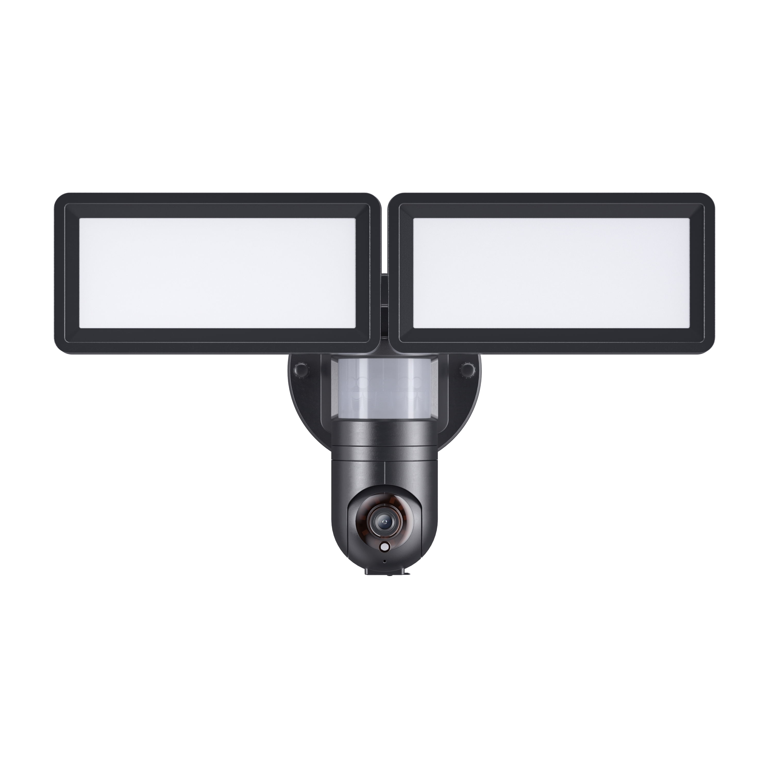 Black Acrylic Wi-Fi Outdoor Security Flood Light with Motion Sensor