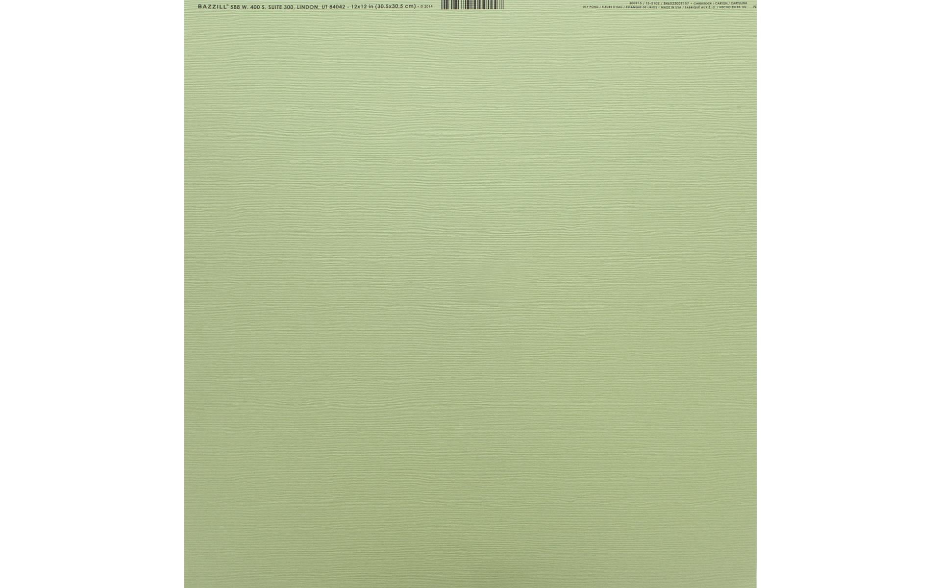 Bazzill Card stock 12x12 Lily Pond (pack of 25)