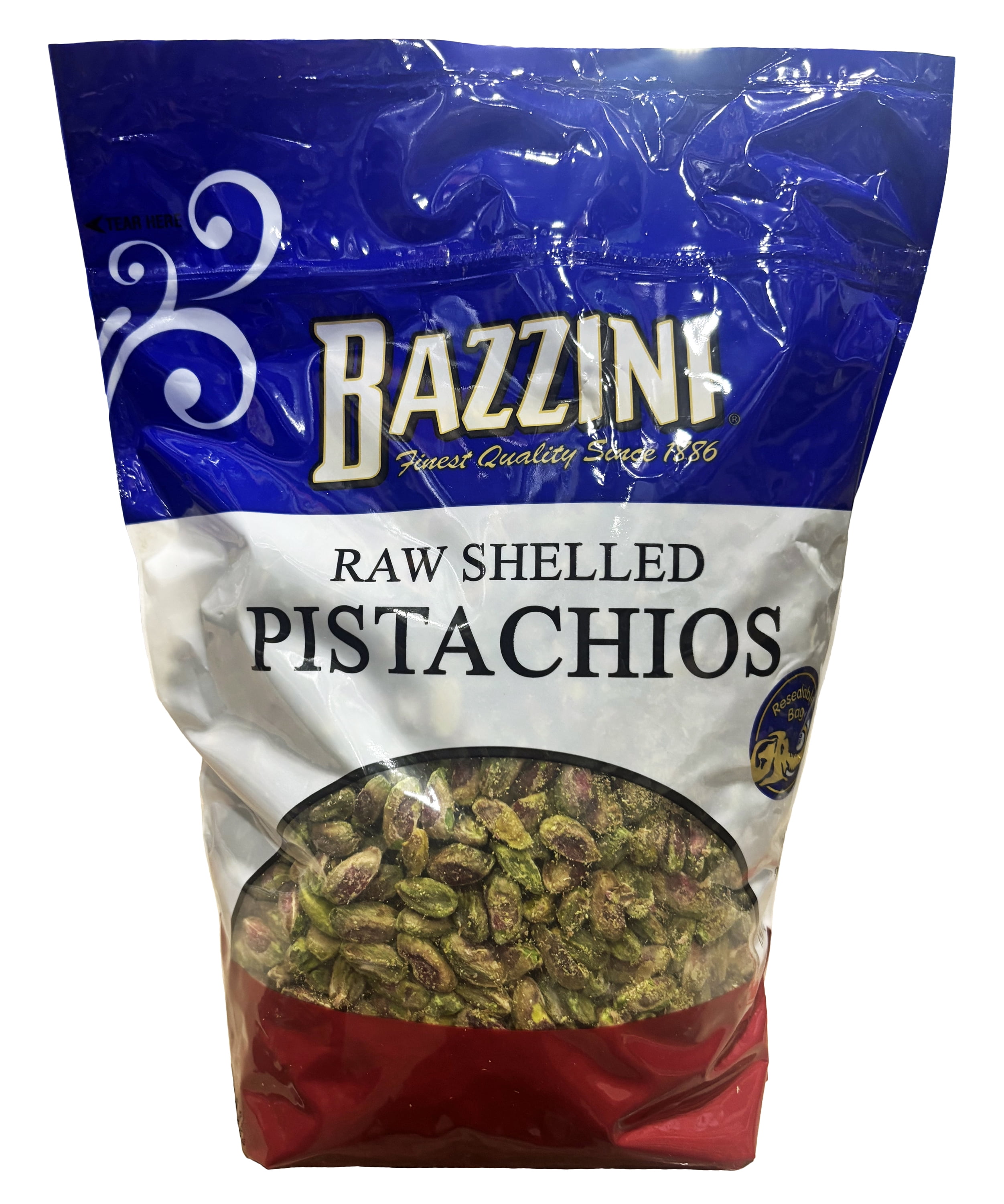 Bazzini Raw Shelled Pistachios | Kosher | 3.25 lb Bag