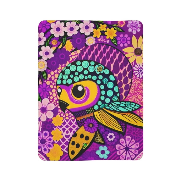 Bazzo Bird Fleece Sherpa Blanket