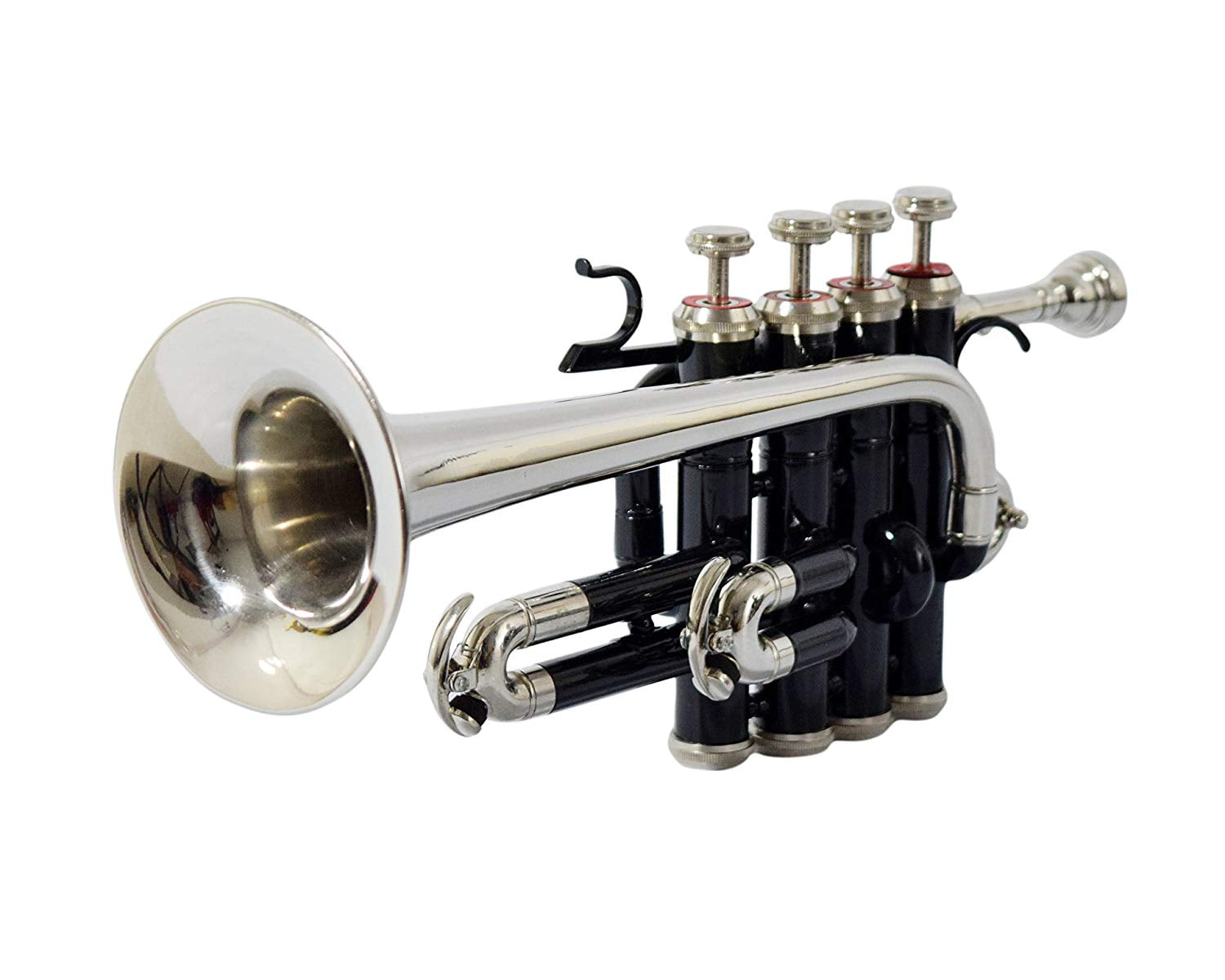 PICCOLO TRUMPET Bb PITCH BLACK COLOR WITH HARD CASE AND MP BRS SALE PERCENTAGE ON