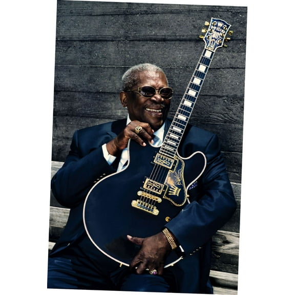 Bb King Poster Guitar 24In x36In Art Poster 24x36 Unframed, Age: Adults, Rectangle Z Posters