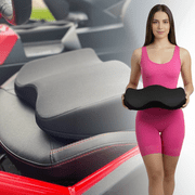 Bombshell Booty Pillow - BBL Pillow After Surgery Sitting with Drawstring Bag and Female Urinal - Comfortable Butt Cushion for Long Sitting - BBL Recovery Must Haves