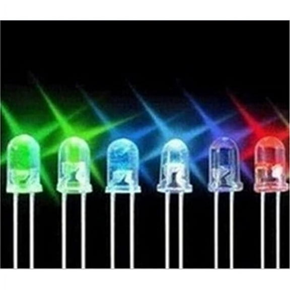 PBPBOX Miniature Led Lights Small Round Colored Flashing Lights Blue 100Pcs