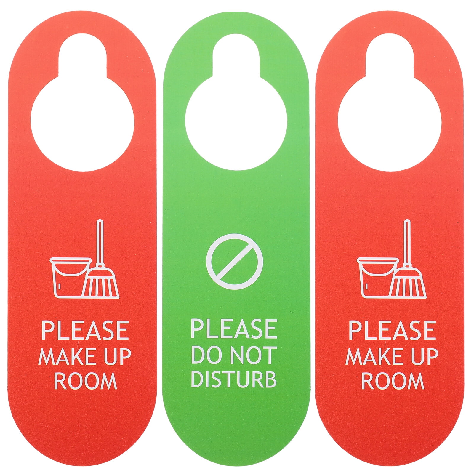 Bbanquetan 3pcs Do Not Disturb Door Hanging Signs Reminder Signs for