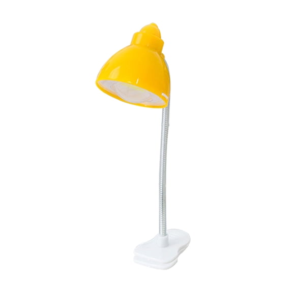 Bbanquetan Clip Desk Reading Light LED Eye-caring Learning Lamp for Home Office (3W Yellow)