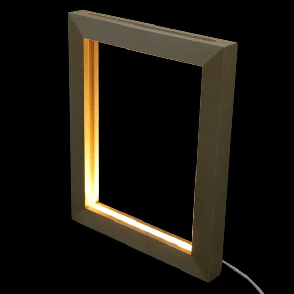 Bbanquetan Decorative LED Luminous Photo Frame 3D Light Picture Frame Home Photo Holder