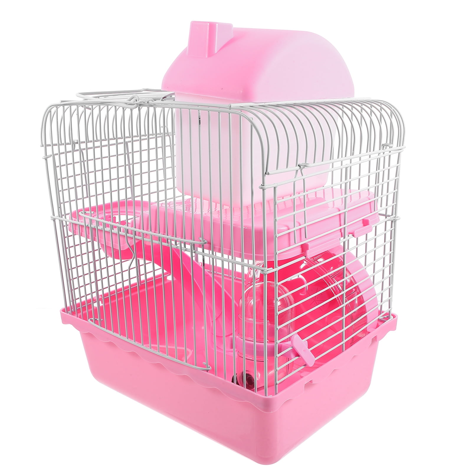 Bbanquetan Dwarf Hamster Cages Home Chinchilla Large Double Pink Hedgehog Animals Rat Castle Walmart