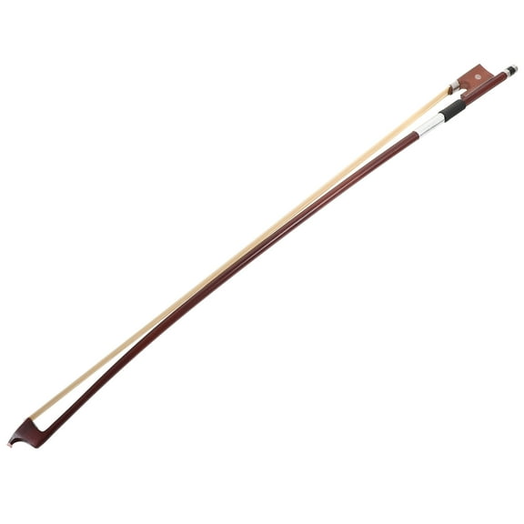 Bbanquetan Professional 1/4 Brazilwood Ebony Frog Violin Arbor White Horsehair Violin Bow