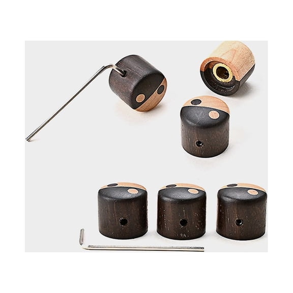 PBPBOX Electric Guitar Accessories Black 3Pack 0.75In