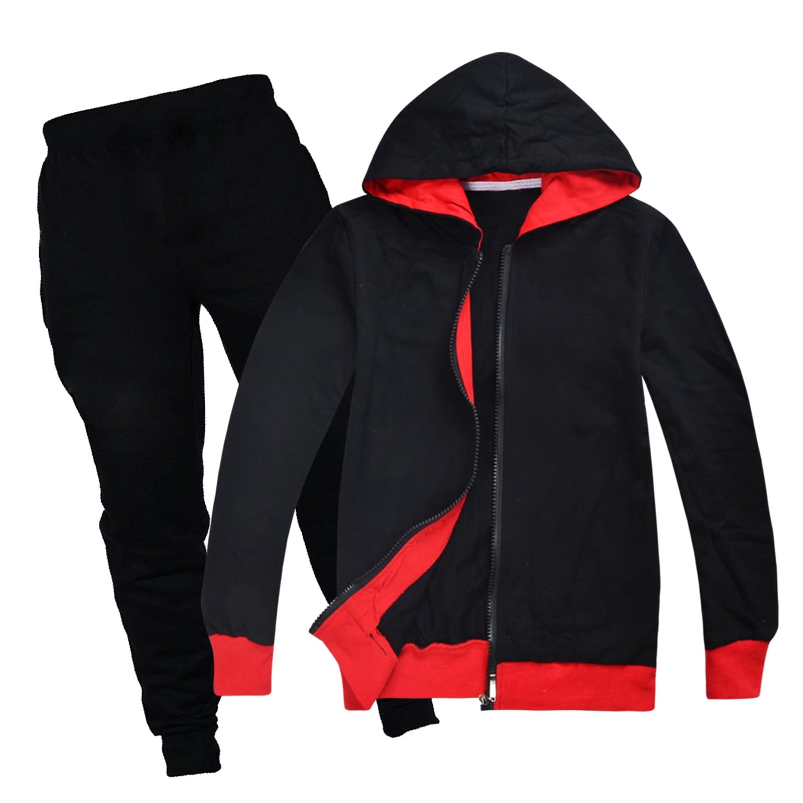 Survêtement Homme 2 Pièces - Sweat à Capuche Et Jogging, Matière Douce, Pour Loisirs, Sport, Maison