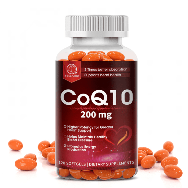 Bandini® CoQ10 200mg 120 Vegan Capsules Of High-Strength Co Enzyme Q10