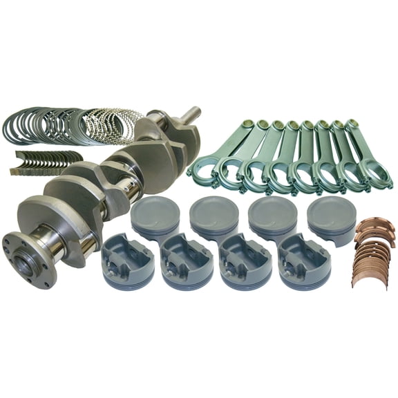Eagle Ford 429/460 4.140in Crank 6.800in I-Beam Rods -3cc Flat Top 4.390in Pistons Rotating Assembly