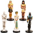 thumbnail image 1 of Bbiamsleep 5 Pcs Egyptian Figurines Ancient Egypt Figurines Mini Egyptian Models Mummy Figurine Anubis Statue Egyptian Gods for Home Decor Christmas Party Gifts, 1 of 7