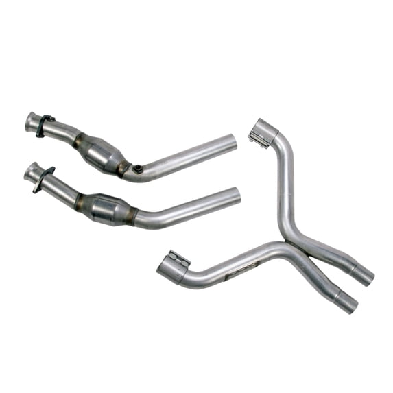 Bbk Performance 1814 High Flow Full X Pipe Assembly Fits 11 14 Fits/For 6770 Fits select: 2011-2014 FORD MUSTANG