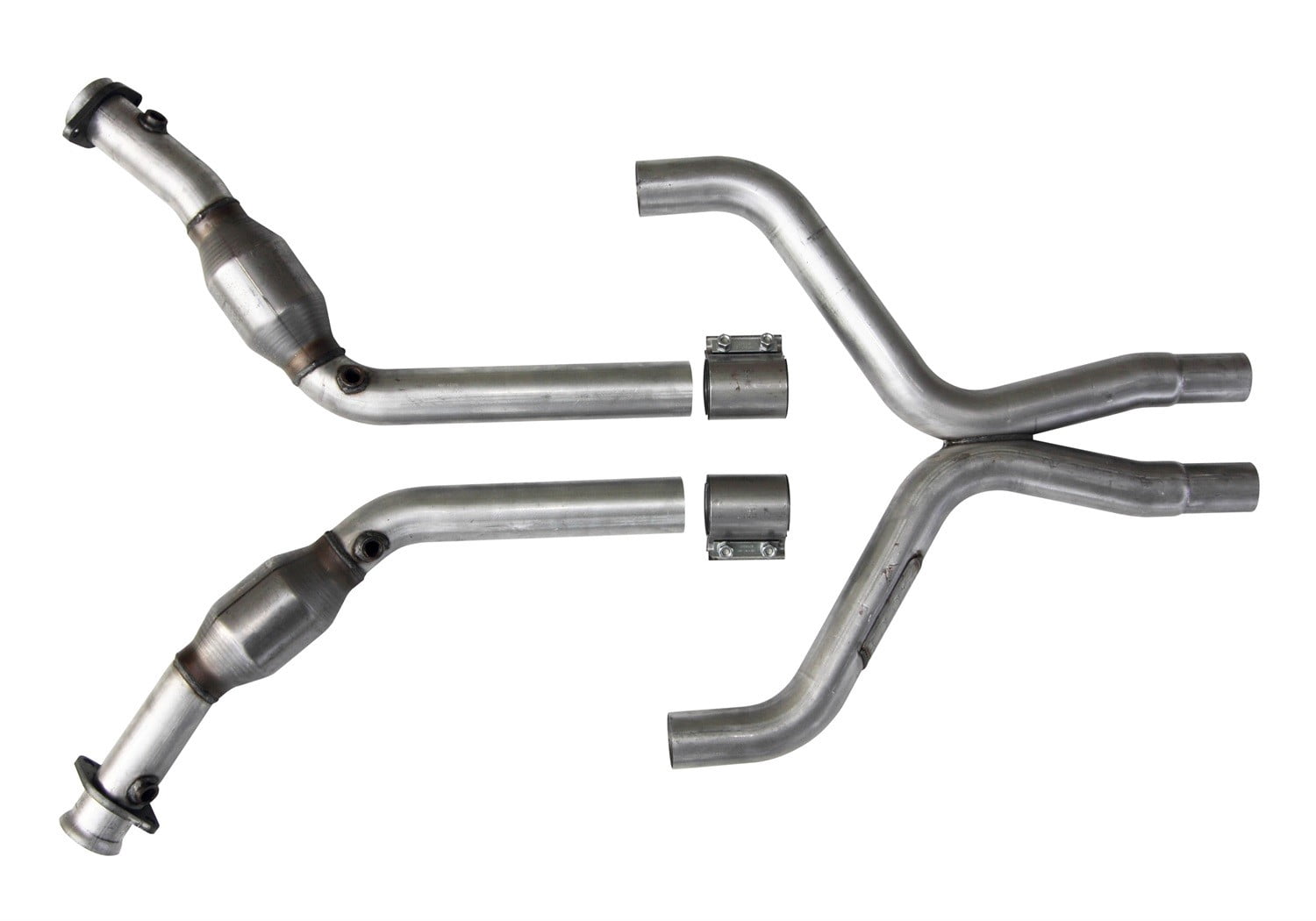Bbk Performance 1814 High Flow Full X Pipe Assembly Fits 11 14 Fits/For 6770 Fits select: 2011-2014 FORD MUSTANG