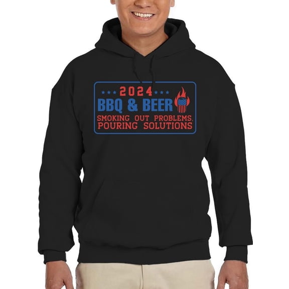 Bbq And Beer 2024 Design Hoodie Men's