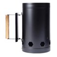 thumbnail image 1 of WLIZJ New! In Stock! Barbecue Fire Starter Bucket Bbq Carbon Barrels Tool for Outdoor Grill (Black), Kitchen Supplies Clearance!, 1 of 10