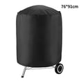thumbnail image 1 of Bbq Grill Cover For Weber Q1000/Q2000 Series Gas Patio Barbecue Waterproof Polyester Fabric Protection Black, 1 of 8