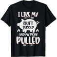 thumbnail image 1 of Bbq Pork Rubbed Pulled Funny Barbecue Pig Grill Men T-Shirt, 1 of 2