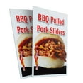 thumbnail image 1 of Bbq Pulled Pork Sliders (2-PACK) 24" x 36" Plastic Signs | Sign Insert 4mm Corrugated Plastic Signs Storefront Window Poster, 1 of 2