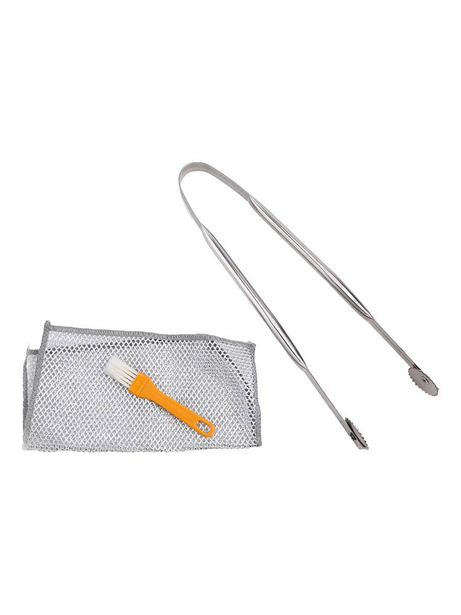 Bbq Sausage Turning Tongs Hot Dog Turner Stainless Steel Kitchen