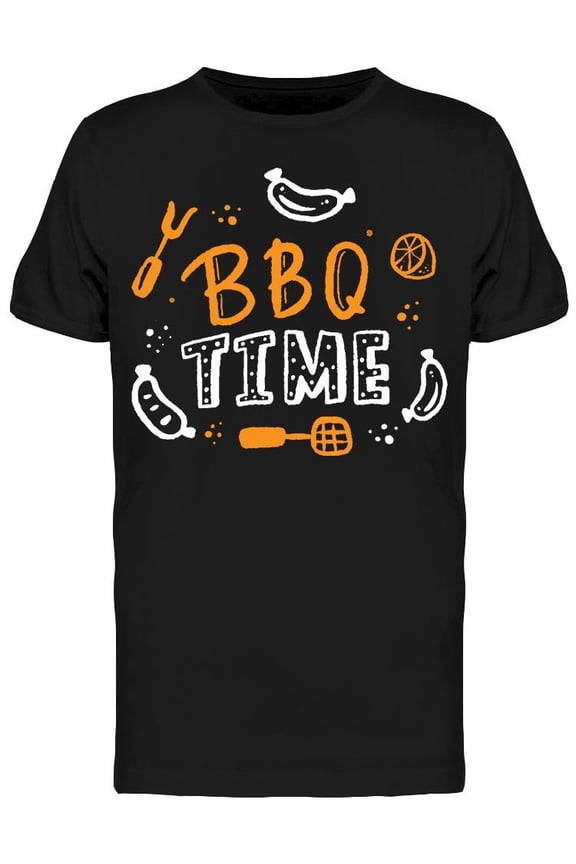 Bbq Time T-Shirt Men -Image by Shutterstock, Male 3X-Large