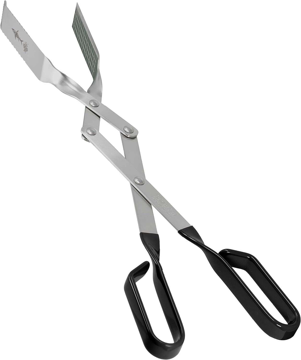 Bbq Tongs 17.5" Extra Long, Heavy Duty Stainless Steel Grilling Tongs With Scissor Grip