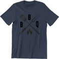 thumbnail image 1 of Bbq barbecue King Funny Dad Father Father's Day Grandpa Pops Men's Tee Shirt, 1 of 4