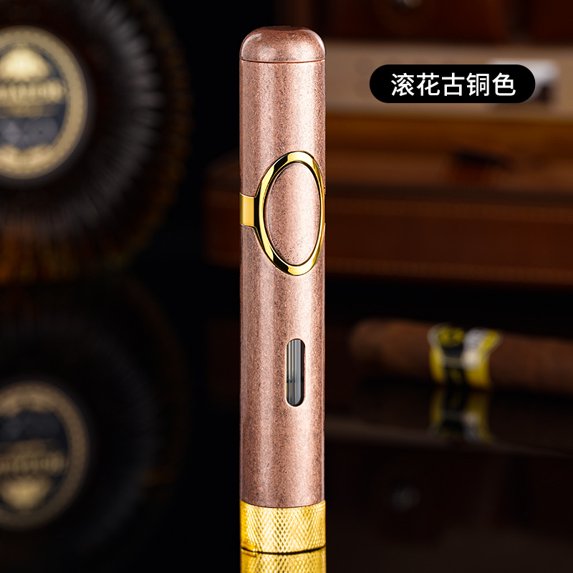 Bbsisgo Butane Torch Lighter, Windproof Lighter, Multi Functional and Multi Scenario Applications.,SKU01072-古铜色-布袋+礼盒包装