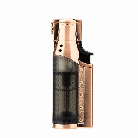Bbsisgo Windproof Butane Torch Lighter, Rose Gold