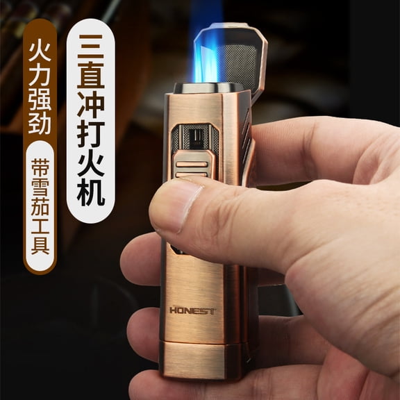 Bbsisgo Butane Torch Lighter, Windproof,  Multi Functional and Multi Scenario Applications.,电泳黑