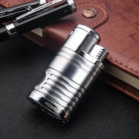Bbsisgo Butane Torch Lighter, Windproof, Multi Functional and Multi Scenario Applications.,铬拉丝