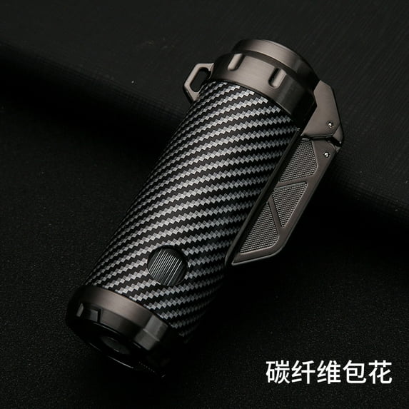 Bbsisgo Butane Torch Lighter, Windproof, Multi Functional and Multi Scenario Applications.,斜格碳纤维