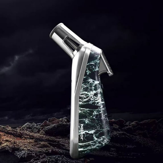 Bbsisgo Butane Torch Lighter, Windproof, Multi Functional and Multi Scenario Applications.,绿色大理石