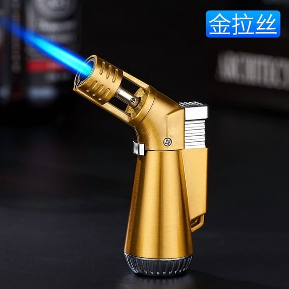 Bbsisgo Butane Torch Lighter, Windproof, Multi Functional and Multi Scenario Applications.,金色【FQ197加长弯头】