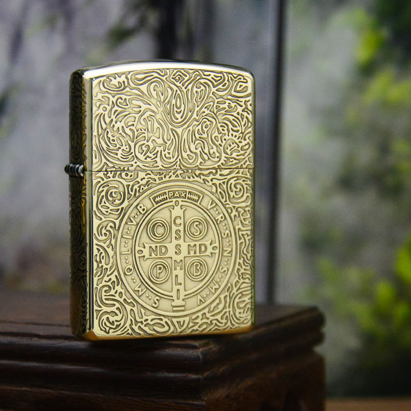 Bbsisgo Kerosene lighters, Candle lighters, Gift lighters for men and women(Without fuel),十字康