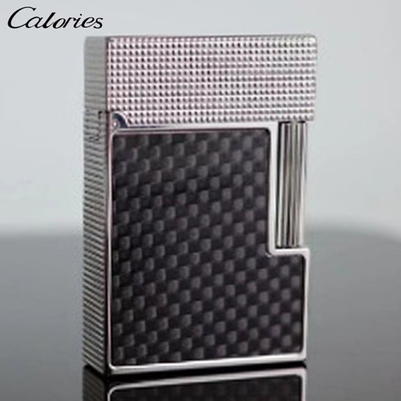 BBSISGO Gift Lighters for Men and Women Kerosene Candle Lighter, Silver Carbon Fiber