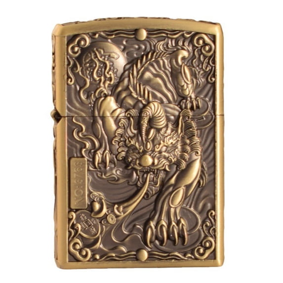 Bbsisgo Kerosene lighters, Candle lighters, Gift lighters for men and women(Without fuel),ZK20-1貔貅青铜