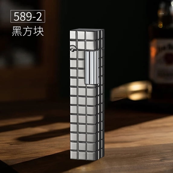 Bbsisgo Kerosene lighters, Candle lighters, Gift lighters for men and women(Without fuel),黑方块