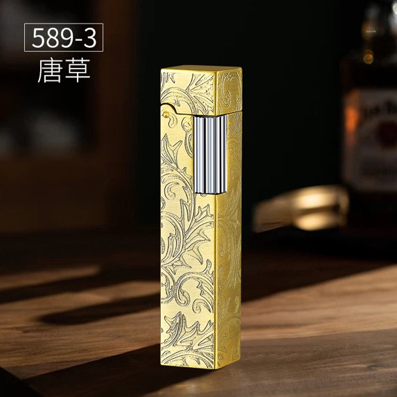 Bbsisgo Kerosene lighters, Candle lighters, Gift lighters for men and women(Without fuel),唐草-